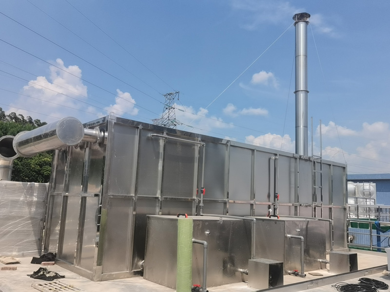 江門(mén)污水廠(chǎng)除臭安裝工程