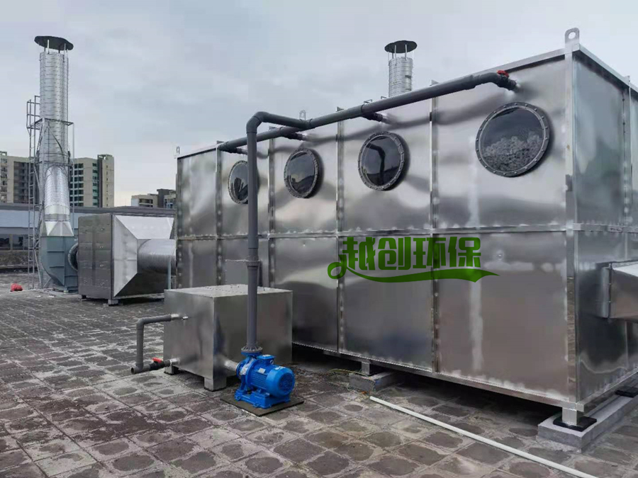 印刷廠廢氣處理設(shè)備安裝工程